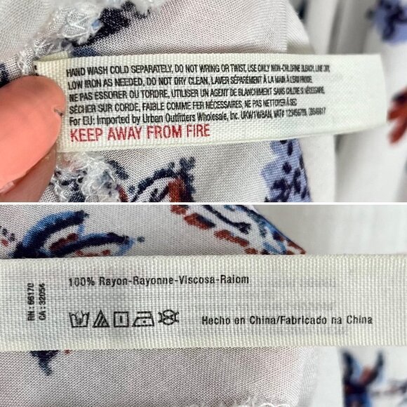 Free People Intimately Annka Boarder Slip Dress cream Floral Size XS Boho - Picture 12 of 12